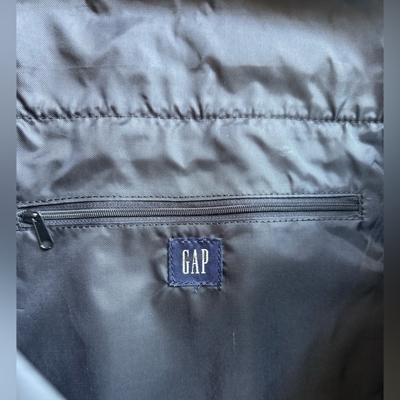 Vintage Gap 90-00s OLD multi-pocket messenger bag Black In Color - Picture 10 of 12